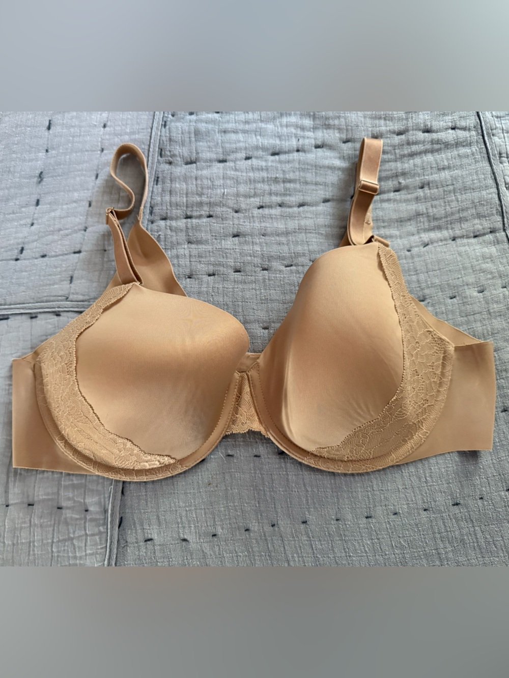 Soma Vanishing 360 Perfect Coverage bra 38C Warm Amber Nude